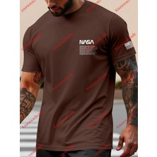 Tarzsokak Model 3340 Erkek Yazlık Yuvarlak Yaka Kısa Kollu Günlük Tişört, Yaz