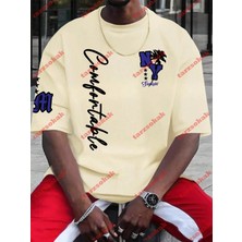 Tarzsokak Model 3594 Erkek Yazlık Yuvarlak Yaka Kısa Kollu Günlük Tişört, Yaz