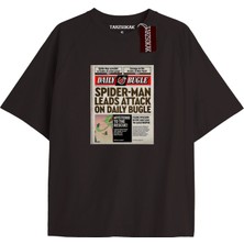 Tarz Sokak Spider-Man Gazete Baskı Model No Way Home Tshirt