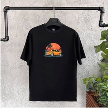 Tarzsokak Woswos Baskılı Siyah Erkek