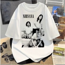 Tarzsokak Rock Serisi Nirvana Baskılı Unisex Oversize