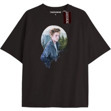 Tarz Sokak Y2K Twilight Team I Love My Boyfriend Tshirt Kod-Edward
