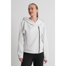 Alexandergardı Yandan Fermuarlı Kapüşonlu Sweatshirt