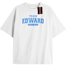 Tarz Sokak Y2K Twilight Team I Love My Boyfriend Tshirt Kod-Edward