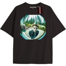 Tarz Sokak Y2K Twilight Team I Love My Boyfriend Tshirt Kod-Edward