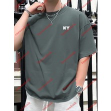 Tarzsokak Model 3643 Erkek Yazlık Yuvarlak Yaka Kısa Kollu Günlük Tişört, Yaz