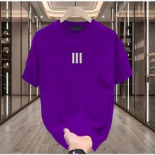 Tarz Sokak 3 Çizgi Baskılı Beyaz Erkek