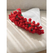 El Örgüsü Gül Buketi Battaniye – Özgün ve Romantik