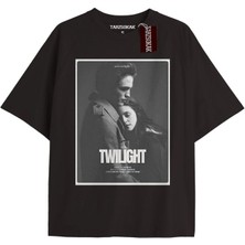 Tarz Sokak Y2K Twilight Team I Love My Boyfriend Tshirt Kod-Edward