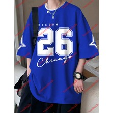 Tarzsokak Model 3784 Erkek Yazlık Yuvarlak Yaka Kısa Kollu Günlük Tişört, Yaz