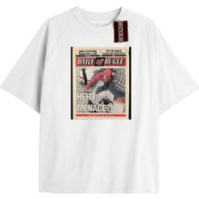 Tarz Sokak Spider-Man Gazete Baskı Model No Way Home Tshirt