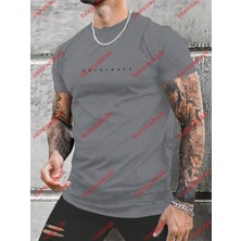 Tarzsokak Model 3972 Erkek Yazlık Yuvarlak Yaka Kısa Kollu Günlük Tişört, Yaz