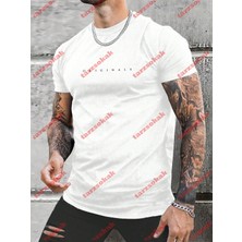 Tarzsokak Model 3972 Erkek Yazlık Yuvarlak Yaka Kısa Kollu Günlük Tişört, Yaz