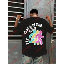 Tarzsokak Model 3889 Erkek Yazlık Yuvarlak Yaka Kısa Kollu Günlük Tişört, Yaz