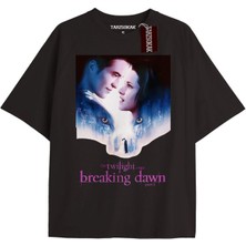 Tarz Sokak Y2K Twilight Team I Love My Boyfriend Tshirt Kod-Edward