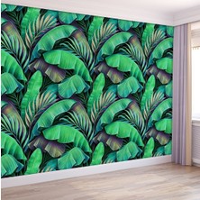 Duvar Kağıdı Botanik Güzellik Tekstil Kumaş Duvar Kağıdı - Kolay Uygulama En x Boy