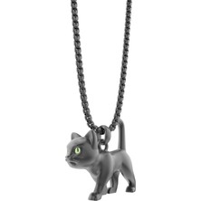 Metalmorphose Black Cat Kolye