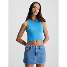 Kadın Halter Yaka Örme Bluz