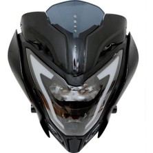 Ön Far - Ön Grenaj - Siperlik Camı Komple Ledli Bajaj Pulsar NS-200 - E Belgeli
