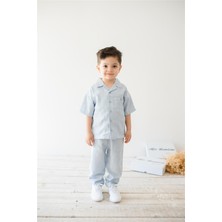 Keten Erkek Çocuk Takım Mavi