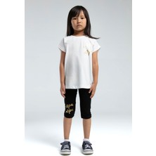 U.S. Polo Assn. Kız Çocuk Siyah Pijama Takımı 50312427-VR013