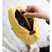 Özgüner Oyuncak Ayıcı Oyuncak Fermuarlı Peluş Makyaj Çantası (Kısa Tüylü) – Kadınlar Için En Yeni Makyaj Çantası