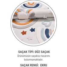 Gökkuşağı Çocuk Halısı – Renkli, Pamuk Dokuma Tabanlı ve Dayanıklı Çocuk & Bebek Odası Halısı