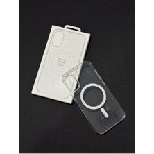 L'edoren Apple iPhone 16 Uyumlu Gerçek Magsafe Özellikli Sert Şeffaf Kılıf Animasyonlu