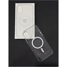 L'edoren Apple iPhone 16 Plus Uyumlu Gerçek Magsafe Özellikli Sert Şeffaf Kılıf Animasyonlu
