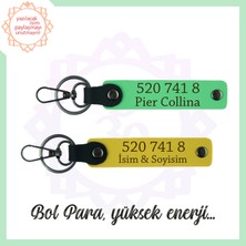Sarı-Fıstık Yeşil, Kişiselleştirilebilir 2'li Anahtarlık, Kod 520 741 8 Bolluk Kaynağı, Sevdiğine Hediye