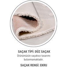 Ay ve Bulut Desenli Yuvarlak Çocuk Halısı – Dayanıklı, Kaymaz Pamuk Dokuma Tabanlı Halı (Oyun & Çocuk Odası İçin Uygun)