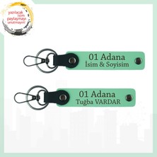 Yeşil, Adınıza Özel Adana Esintisi Özel Hediye Anlamlı Bir Şehir Simgesi Taşıyan Anahtarlık