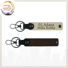 Koyu Kahve-Turkuaz, Adınıza Özel Adana Şıklığı, Hediye İçin İdeal Anlamlı Şehir Simgesi 2'li Anahtarlık