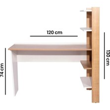 My Design Raflı Çalışma Masası