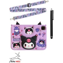 Honor Pad X9 11.5 Inç Uyumlu Askılı Kuromi Standlı Çocuklara Özel Sevimli Karakter