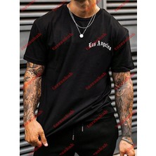 Tarzsokak Model 3233 Erkek Yazlık Yuvarlak Yaka Kısa Kollu Günlük Tişört, Yaz