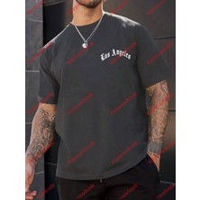 Tarzsokak Model 3264 Erkek Yazlık Yuvarlak Yaka Kısa Kollu Günlük Tişört, Yaz