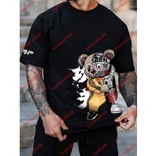 Tarzsokak Model 3351 Erkek Yazlık Yuvarlak Yaka Kısa Kollu Günlük Tişört, Yaz