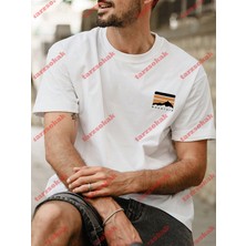 Tarzsokak Model 3504 Erkek Yazlık Yuvarlak Yaka Kısa Kollu Günlük Tişört, Yaz