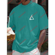 Tarzsokak Model 3690 Erkek Yazlık Yuvarlak Yaka Kısa Kollu Günlük Tişört, Yaz