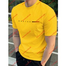 Tarzsokak Model 3584 Erkek Yazlık Yuvarlak Yaka Kısa Kollu Günlük Tişört, Yaz