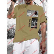 Tarzsokak Model 3946 Erkek Yazlık Yuvarlak Yaka Kısa Kollu Günlük Tişört, Yaz