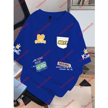 Tarzsokak Model 3440 Erkek Yazlık Yuvarlak Yaka Kısa Kollu Günlük Tişört, Yaz