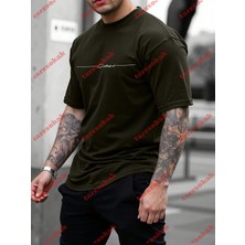 Tarzsokak Model 3477 Erkek Yazlık Yuvarlak Yaka Kısa Kollu Günlük Tişört, Yaz