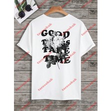 Tarzsokak Model 3671 Erkek Yazlık Yuvarlak Yaka Kısa Kollu Günlük Tişört, Yaz