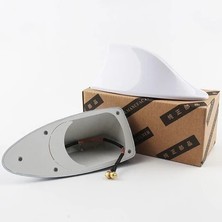 Bmw 1 Serisi  uyumlu Elektrikli Shark Köpek Balığı Balina Tavan Anteni Beyaz