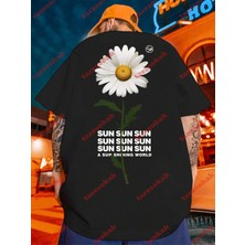 Tarzsokak Model 3998 Erkek Yazlık Yuvarlak Yaka Kısa Kollu Günlük Tişört, Yaz