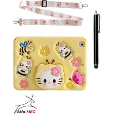 Ipad Pro 11 2020 2021 2022 2/3/4. Nesil Uyumlu Askılı Arı Standlı Çocuklara Özel Sevimli Karakter