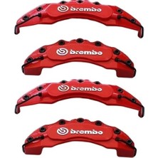 Subaru Impreza  uyumlu Brembo Kırmızı Kaliper Kapağı 4lü Yağ Hortumlu