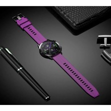Nezih Case Huawei Watch Gt3 / Gt4 / Gt5 / Gt5 Pro 46MM Uyumlu 22MM Yumuşak Desenli Jel Silikon Kordon